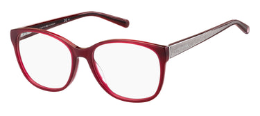 Premium Women Tommy Hilfiger Eyeglasses: TH 1780 - Red Glitter - SpecSMART Eye Clinic (Diagonal View)